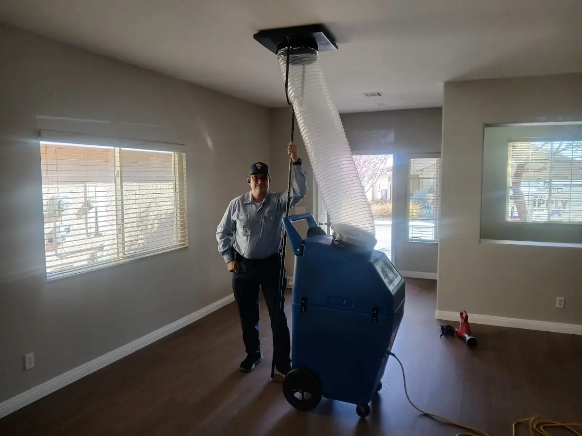Professional Dryer Vent Cleaning work inside a Ridgewood village home